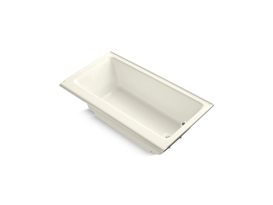 KOHLER K-878-S Highbridge 60" x 32" alcove bath, right drain, biscuit
