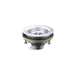 KOHLER K-8799 Duostrainer Sink drain and strainer basket, less tailpiece, polished chrome