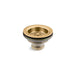 KOHLER K-8799 Duostrainer Sink drain and strainer basket, less tailpiece, vibrant brushed moderne brass