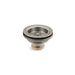 KOHLER K-8799 Duostrainer Sink drain and strainer basket, less tailpiece, vibrant brushed nickel