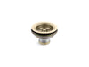 KOHLER K-8799 Duostrainer Sink drain and strainer basket, less tailpiece, vibrant french gold