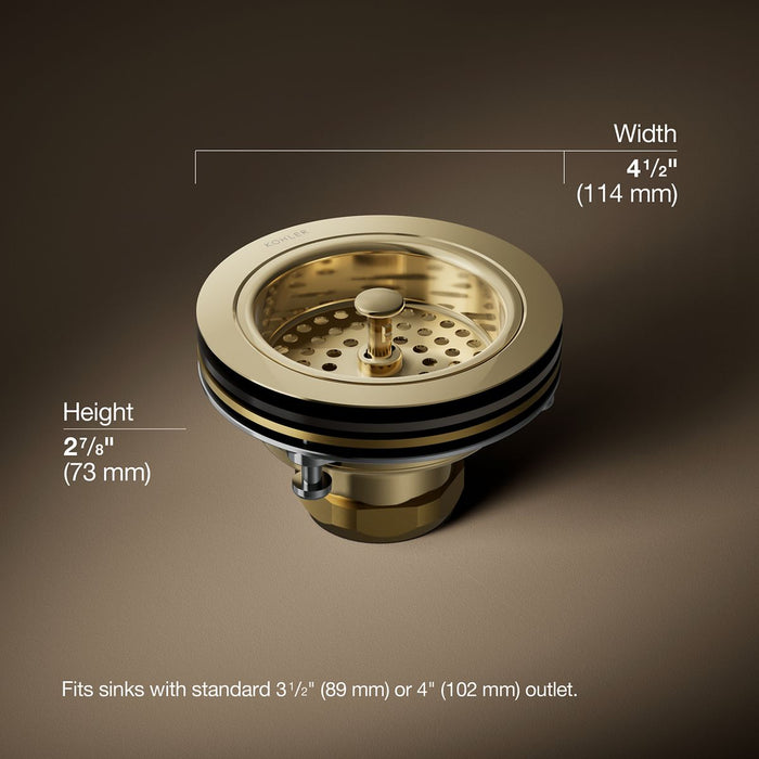 3/4 view of product with dimensions