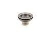 KOHLER K-8799 Duostrainer Sink drain and strainer basket, less tailpiece, vibrant stainless