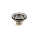 KOHLER K-8799 Duostrainer Sink drain and strainer basket, less tailpiece, vibrant stainless