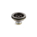 KOHLER K-8799 Duostrainer Sink drain and strainer basket, less tailpiece, vibrant titanium