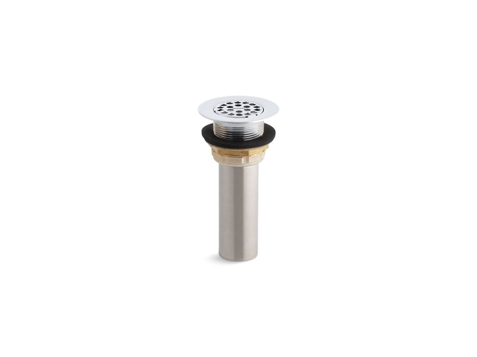 KOHLER K-8820 Brass sink strainer for 2" outlets, polished chrome