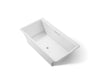 KOHLER K-892-0 Rêve K-892 Reve 67" x 36" Drop-in Bath, white