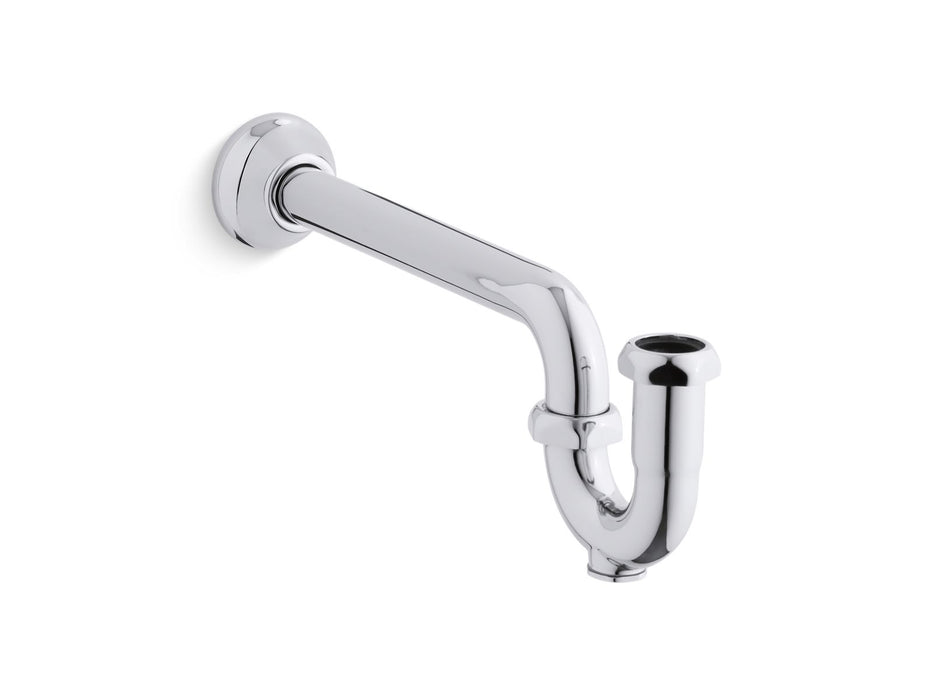 KOHLER K-9018 Adjustable P-trap with long tubing outlet, 1-1/4" x 1-1/4", polished chrome