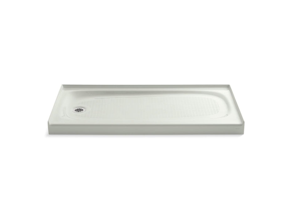 KOHLER K-9053 Salient 60" x 30" alcove shower base, left drain, dune