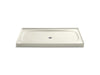 KOHLER K-9055 Salient 60" x 36" alcove shower base, center drain, biscuit