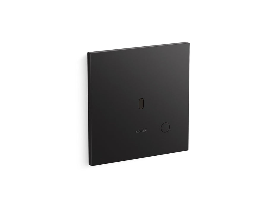KOHLER K-90TB00K50 Mach Flex Metal faceplate for concealed touchless toilet flushometer, 1.0 gpf, matte black