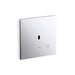 KOHLER K-90TB00L50 Mach Flex Metal faceplate for concealed touchless toilet flushometer, 1.1 gpf, polished chrome