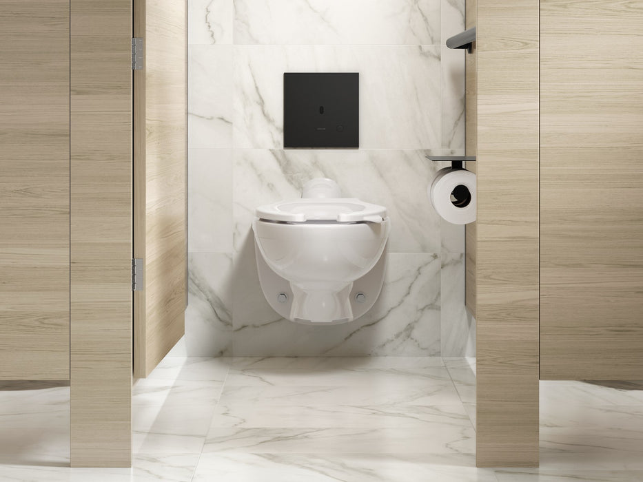 KOHLER K-90TB00N50 Mach Flex Metal faceplate for concealed touchless toilet flushometer, 1.28 gpf, matte black - view 2