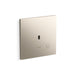 KOHLER K-90TB00N50 Mach Flex Metal faceplate for concealed touchless toilet flushometer, 1.28 gpf, vibrant brushed nickel