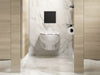 KOHLER K-90TB00R50 Mach Flex Metal Faceplate for Concealed Touchless Toilet Flushometer, 1.6 GPF, Matte Black - image focused