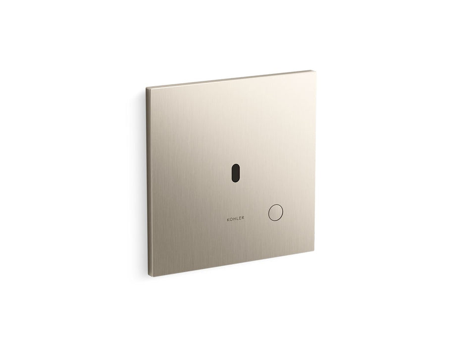 KOHLER K-90TB00R50 Mach Flex Metal Faceplate for Concealed Touchless Toilet Flushometer, 1.6 GPF, Vibrant Brushed Nickel - 3/