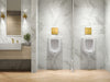 KOHLER K-90UB00D40 Mach Flex Metal faceplate for concealed touchless urinal flushometer, 0.125 gpf, vibrant brushed...