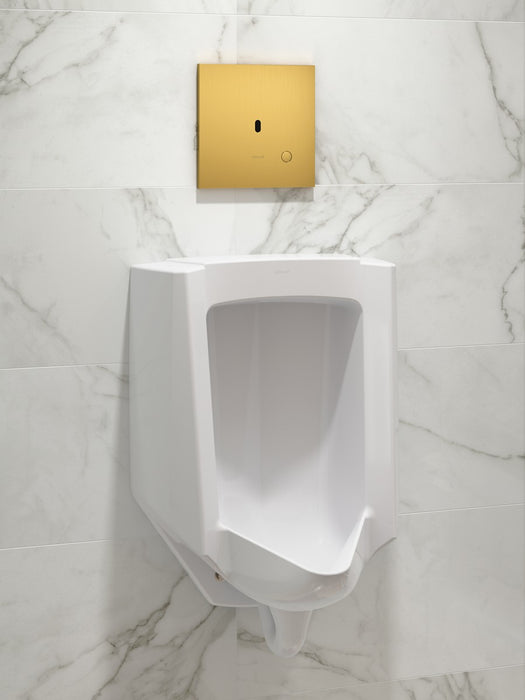 KOHLER K-90UB00D40 Mach Flex Metal faceplate for concealed touchless urinal flushometer, 0.125 gpf, vibrant brushed...