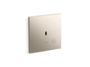 KOHLER K-90UB00D40 Mach Flex Metal faceplate for concealed touchless urinal flushometer, 0.125 gpf, vibrant brushed nickel