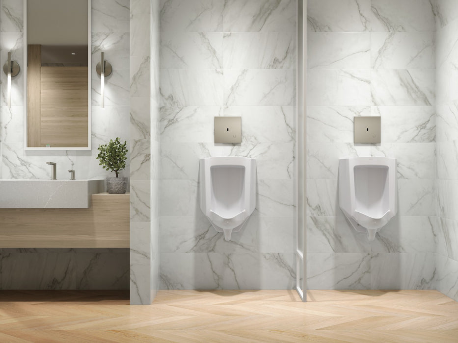 KOHLER K-90UB00D40 Mach Flex Metal faceplate for concealed touchless urinal flushometer, 0.125 gpf, vibrant brushed...