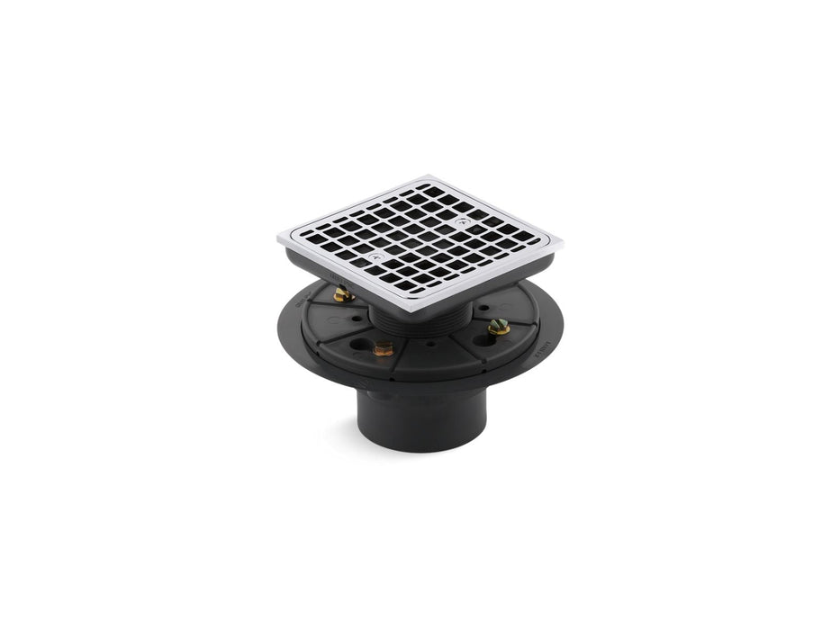KOHLER K-9136 Clearflo Square design tile-in shower drain