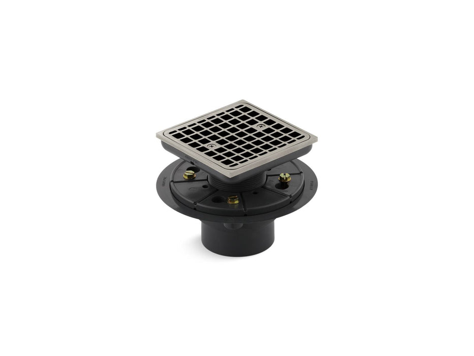 KOHLER K-9136 Clearflo Square design tile-in shower drain