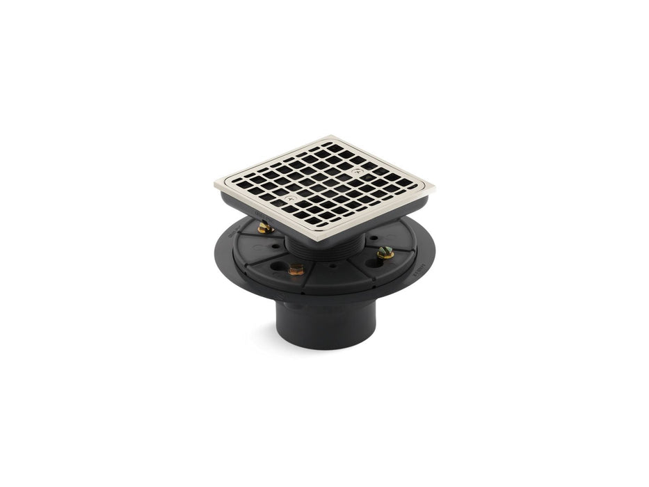 KOHLER K-9136 Clearflo Square design tile-in shower drain