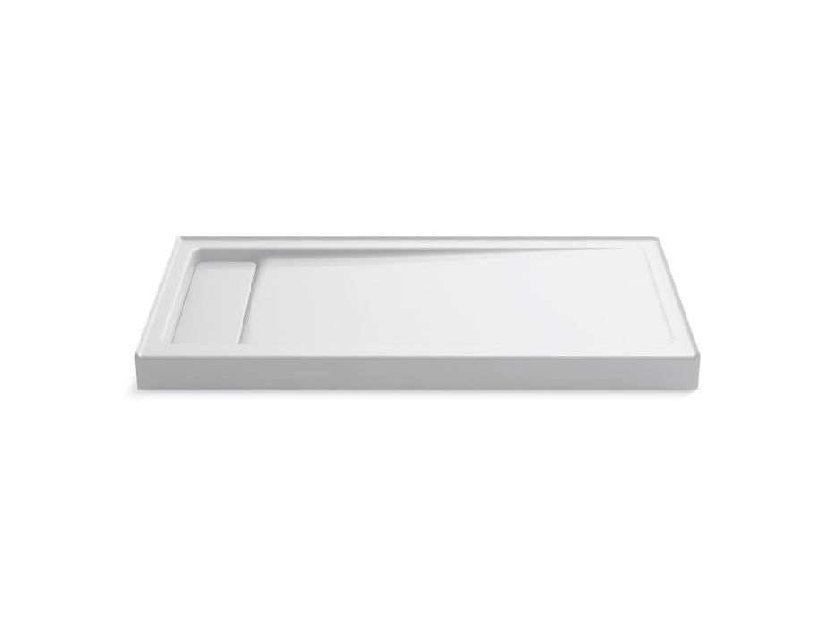 KOHLER K-9155 Bellwether Plastic drain cover for 60" x 32" shower base, white - view 2