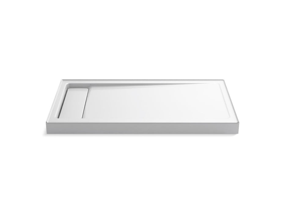 KOHLER K-9157 Bellwether Plastic drain cover for 60" x 34" shower base, white - view 2