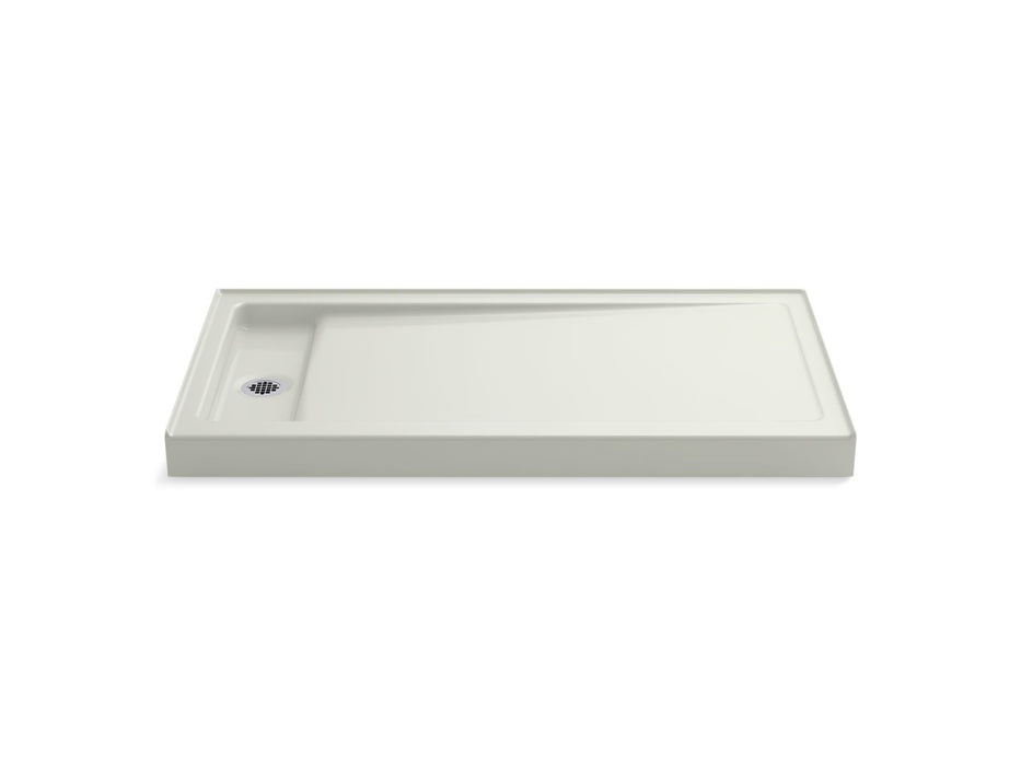 KOHLER K-9163 Bellwether 60" x 32" alcove shower base, left drain, dune