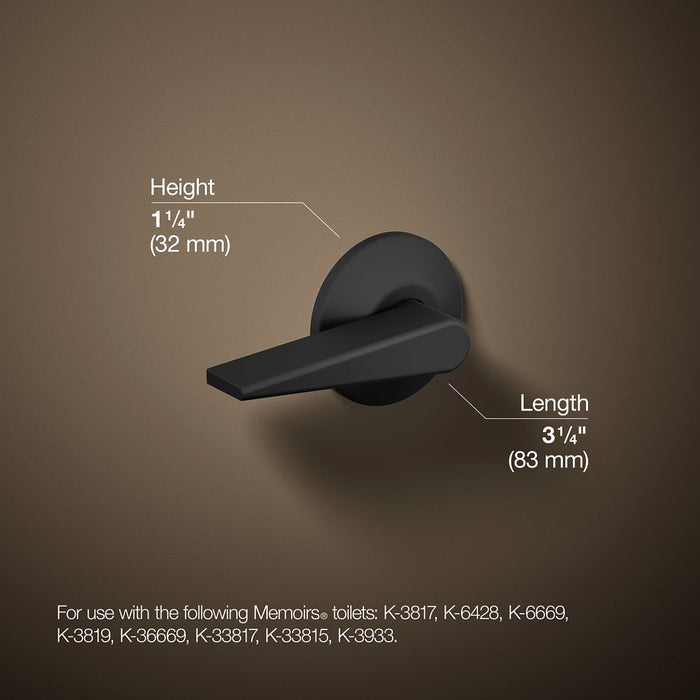 KOHLER K-9167-L Memoirs Trip lever, matte black - view 4