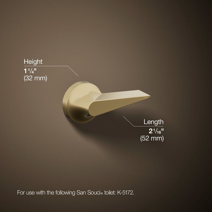 KOHLER K-9171-L San Souci Trip lever, vibrant french gold - view 4