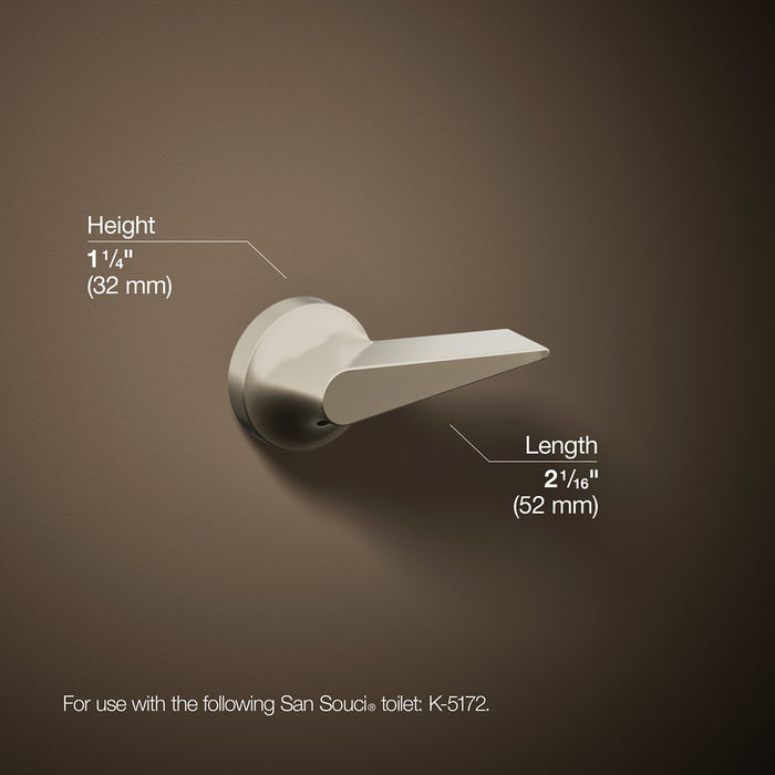 KOHLER K-9171-L San Souci Trip lever, vibrant polished nickel - view 4