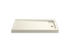KOHLER K-9178 Bellwether 60" x 34" alcove shower base, right drain, biscuit