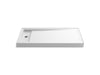 KOHLER K-9193 Bellwether 60" x 34" alcove shower base, left offset drain, white