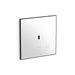 KOHLER K-91TB10K50-0WH Mach Flex Glass faceplate for concealed touchless toilet flushometer, 1.0 gpf, matte black