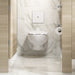 KOHLER K-91TB10K50-0WH Mach Flex Glass faceplate for concealed touchless toilet flushometer, 1.0 gpf, polished chrome -...