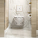 KOHLER K-91TB10K50-0WH Mach Flex Glass faceplate for concealed touchless toilet flushometer, 1.0 gpf, vibrant brushed...