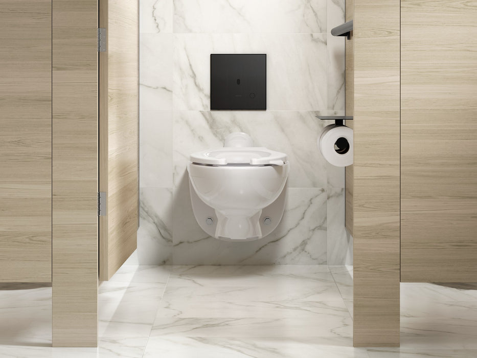 KOHLER K-91TB10K50-7BK Mach Flex Glass faceplate for concealed touchless toilet flushometer, 1.0 gpf, matte black - view 3