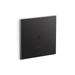 KOHLER K-91TB10K50-7BK Mach Flex Glass faceplate for concealed touchless toilet flushometer, 1.0 gpf, polished chrome