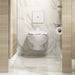 KOHLER K-91TB10L50-0WH Mach Flex Glass faceplate for concealed touchless toilet flushometer, 1.1 gpf, vibrant brushed...