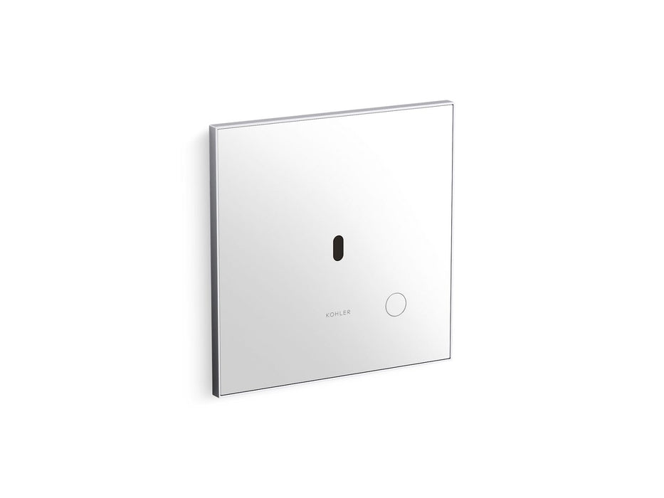 KOHLER K-91TB10R50-0WH Mach Flex Glass Faceplate for Concealed Touchless Toilet Flushometer, 1.6 GPF
