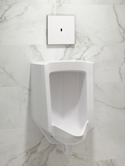 KOHLER K-91UB10D40-0WH Mach Flex Glass faceplate for concealed touchless urinal flushometer, 0.125 gpf, polished chrome -...