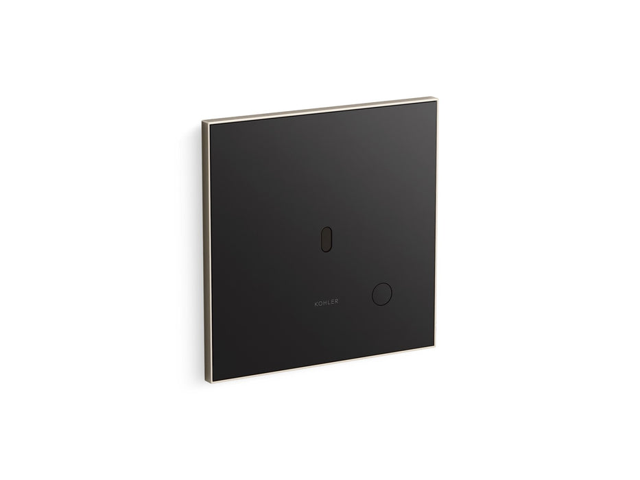 KOHLER K-91UB10D40-0WH Mach Flex Glass faceplate for concealed touchless urinal flushometer, 0.125 gpf, vibrant brushed...