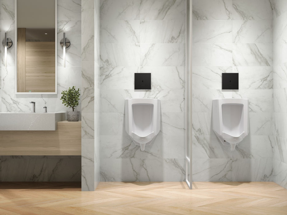 KOHLER K-91UB10D40-7BK Mach Flex Glass faceplate for concealed touchless urinal flushometer, 0.125 gpf, polished chrome -...