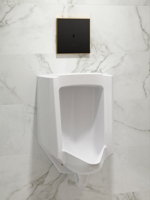 KOHLER K-91UB10D40-7BK Mach Flex Glass faceplate for concealed touchless urinal flushometer, 0.125 gpf, vibrant brushed...