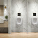 KOHLER K-91UB10D40-7BK Mach Flex Glass faceplate for concealed touchless urinal flushometer, 0.125 gpf, vibrant brushed...