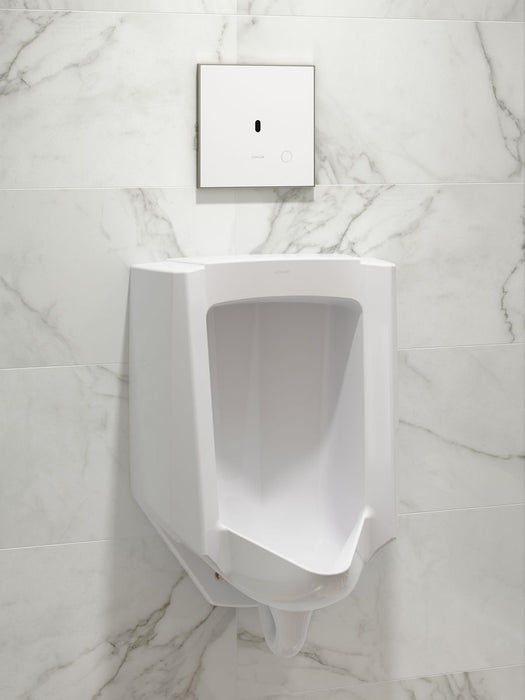 KOHLER K-91UB10G40-0WH Mach Flex Glass Faceplate for Concealed Touchless Urinal Flushometer, 0.5 GPF, Vibrant Brushed Nickel 