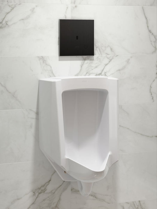 KOHLER K-91UB10G40-7BK Mach Flex Glass Faceplate for Concealed Touchless Urinal Flushometer, 0.5 GPF, Polished Chrome - image