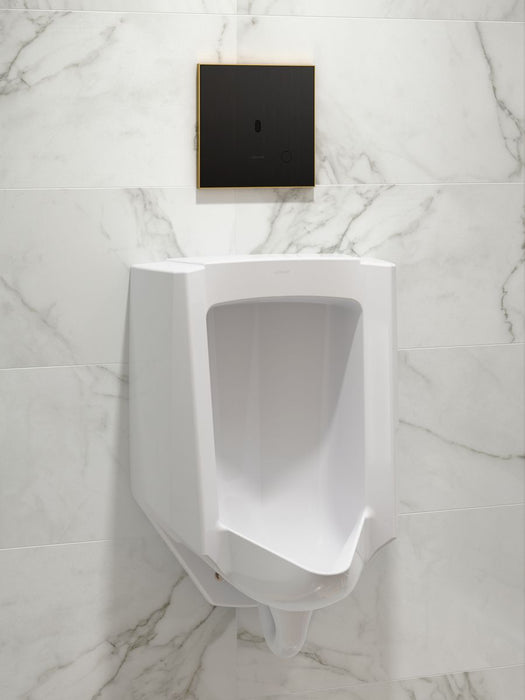 KOHLER K-91UB10G40-7BK Mach Flex Glass Faceplate for Concealed Touchless Urinal Flushometer, 0.5 GPF, Vibrant Brushed Moderne